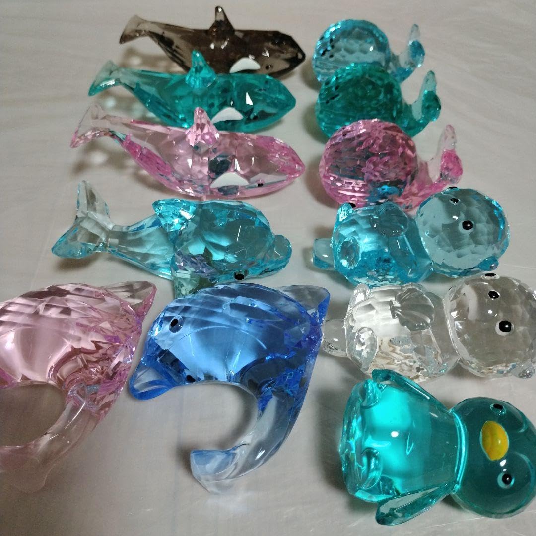 Amazon.co.jp: アクリルストーン クジラ シャチ イルカ アクリルアイス